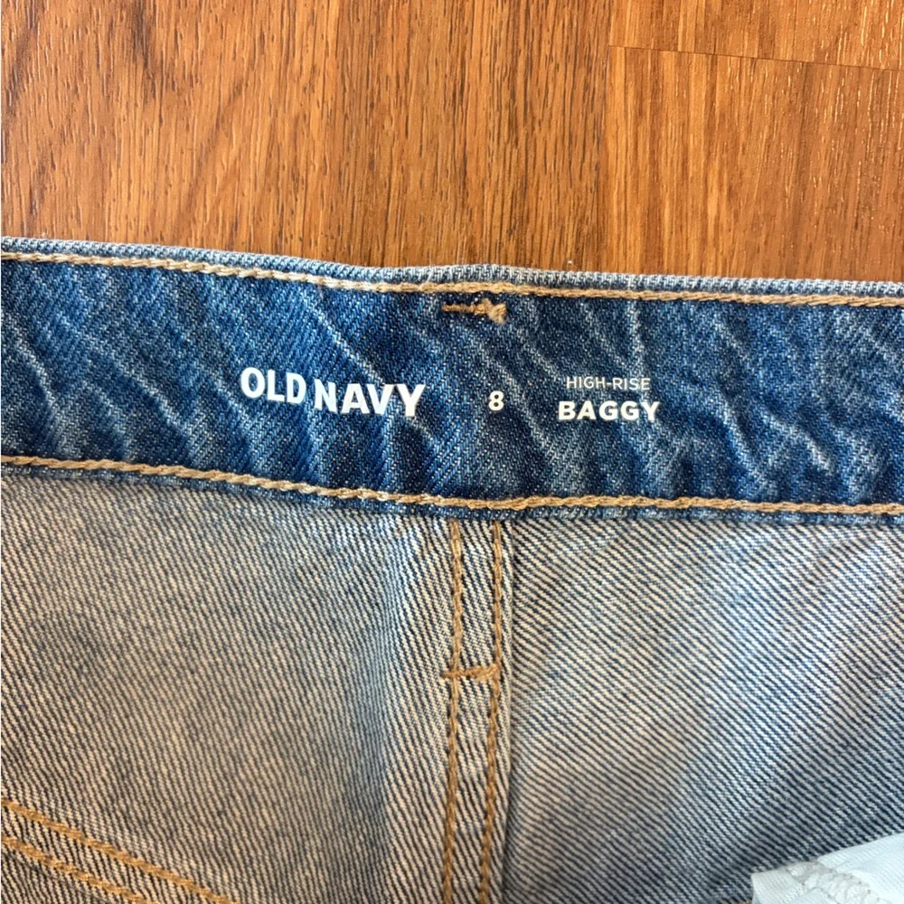 NWT Old Navy High-Waisted Baggy Jean Shorts